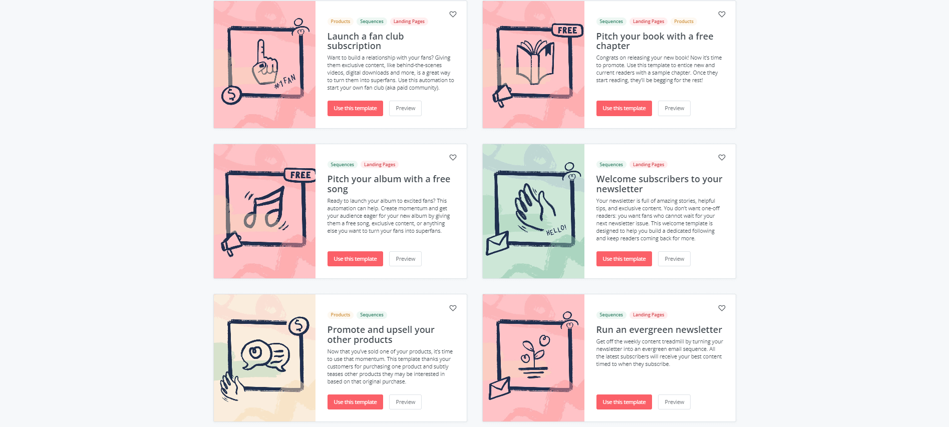 ConvertKit templates