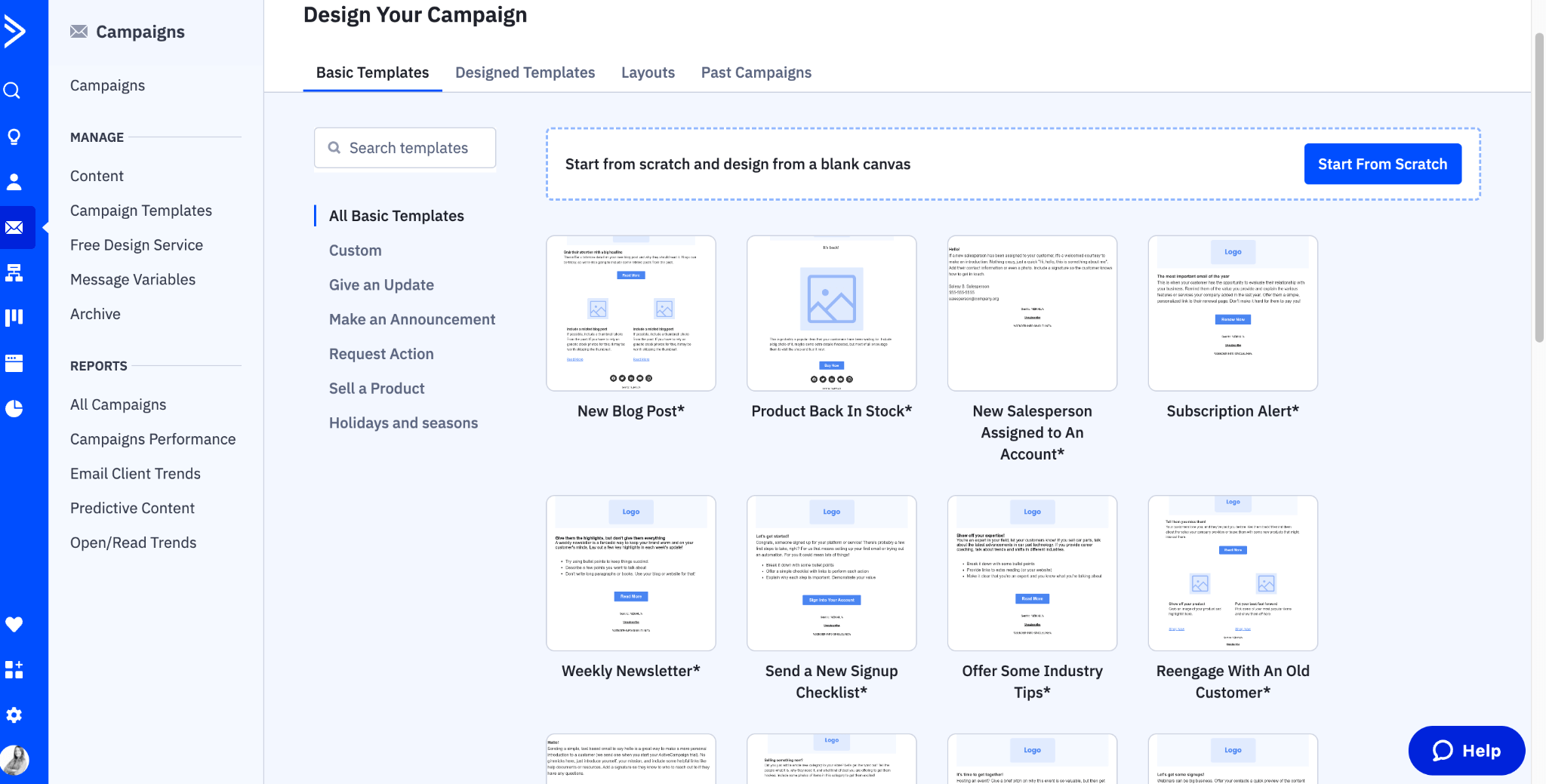 activecampaign design your campaign tutorial