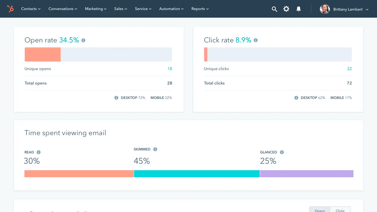 hubspot email analytics