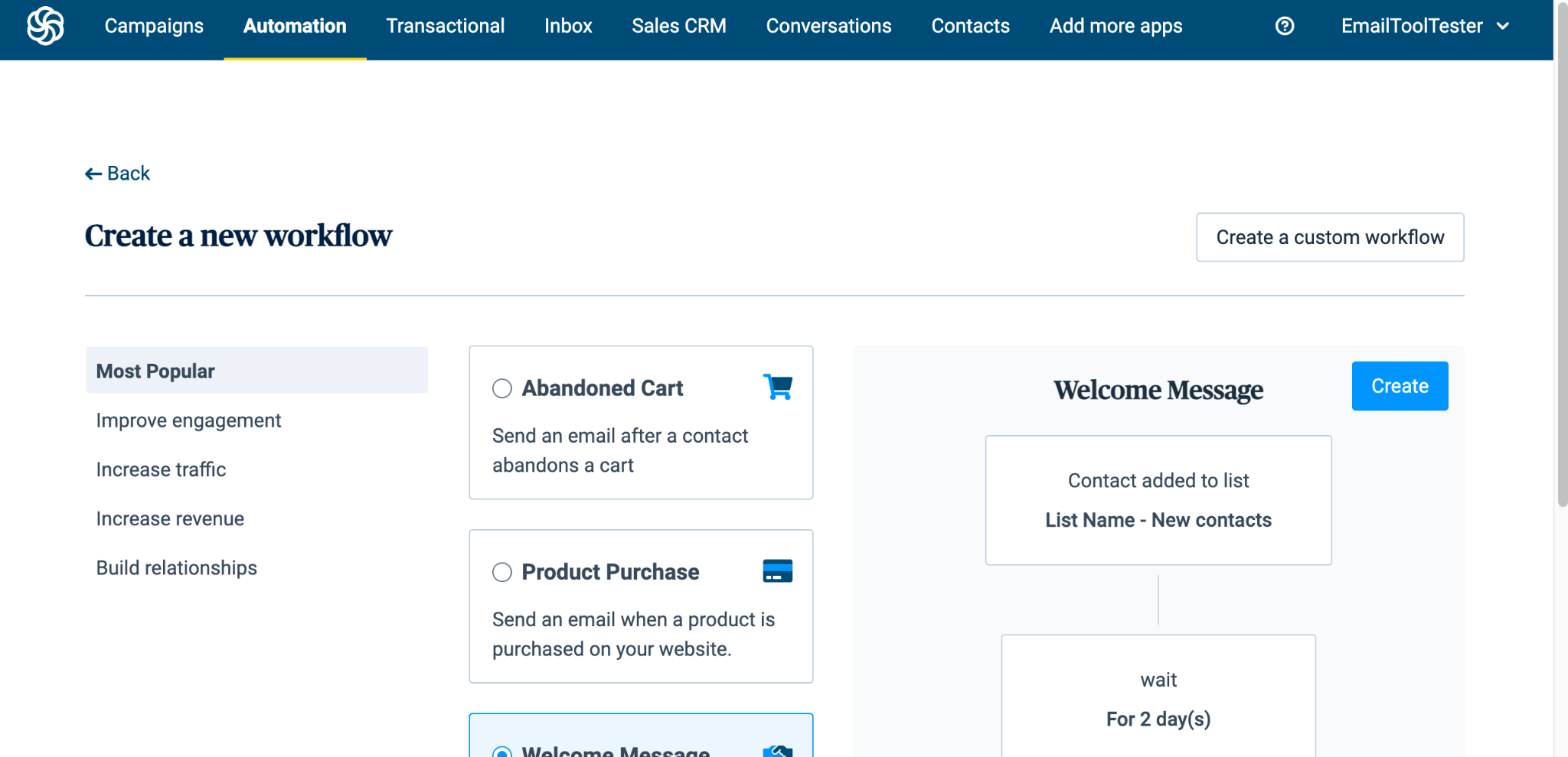 sendinblue autoresponder