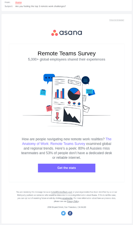 Survey Form by Asana