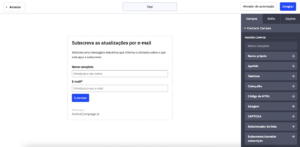 activecampaign formulário