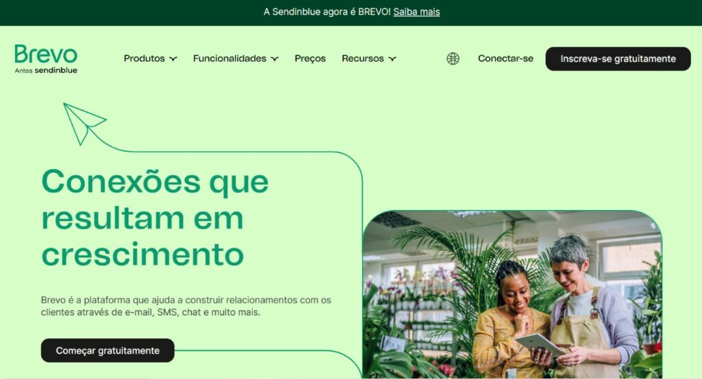 brevo homepage