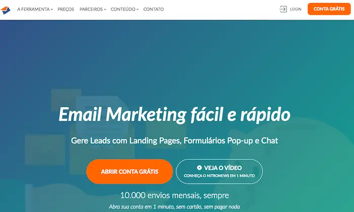 nitronews email marketing gratuito