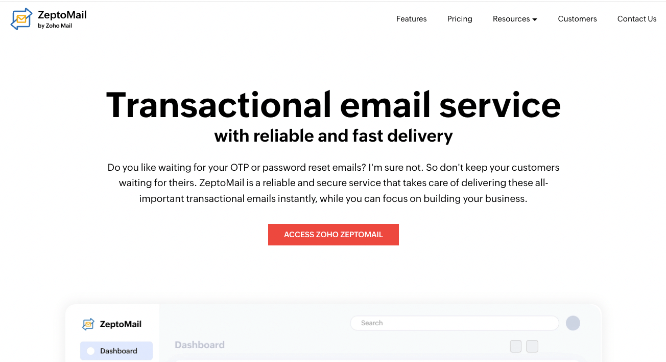 zepto homepage