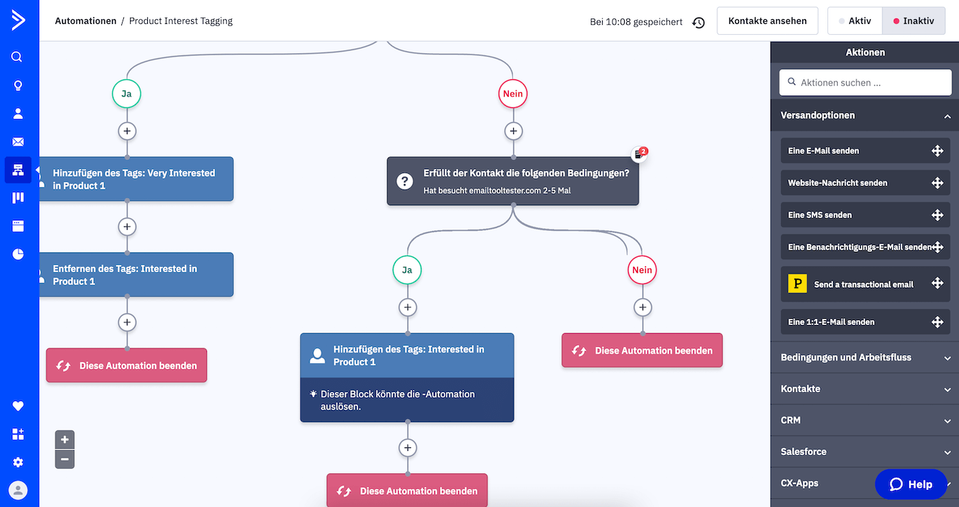 activecampaign workflow