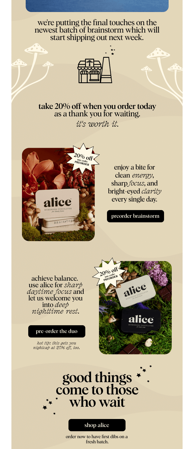 italics in newsletter design