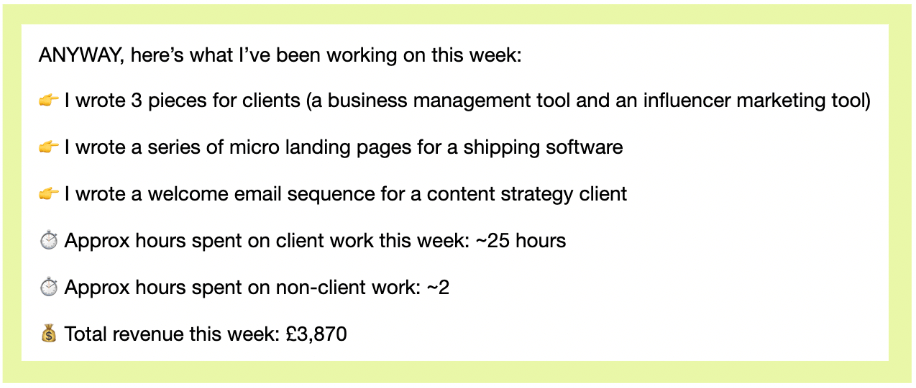 newsletter listicle