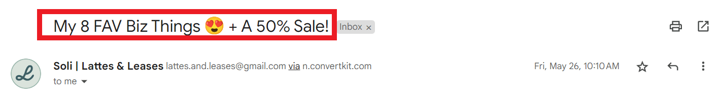 Numbers In Email Subject Line
