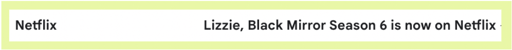 personalized subject line