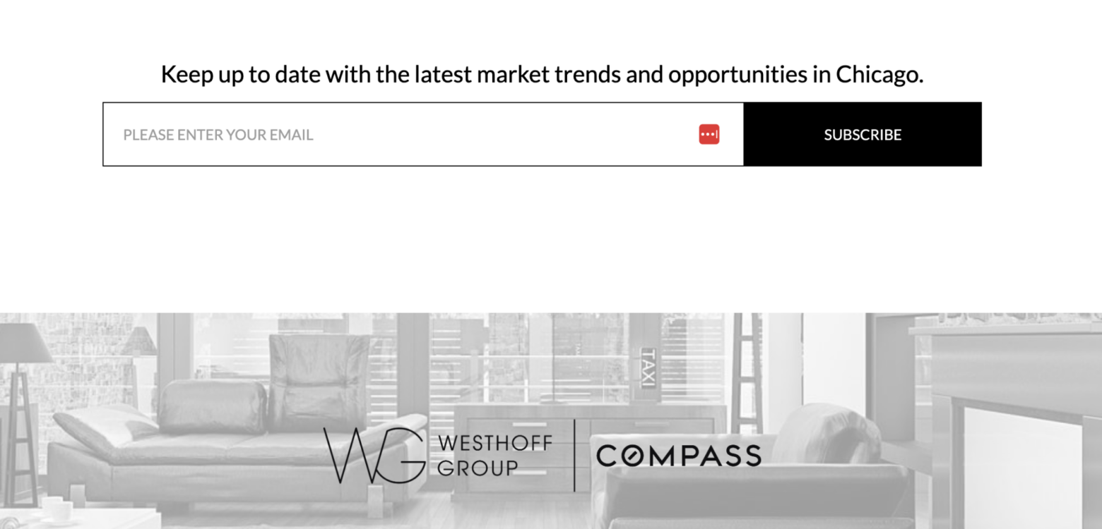 real estate signup form
