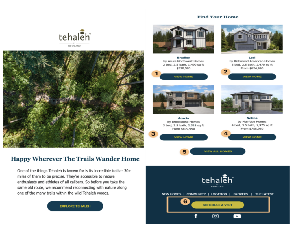 tehaleh real estate marketing email