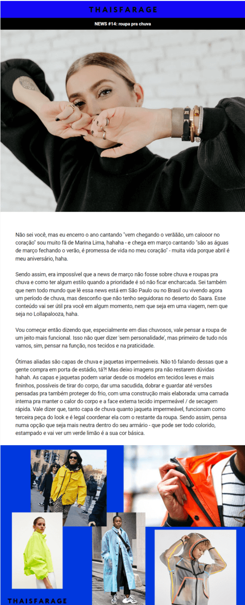 thais farage newsletter