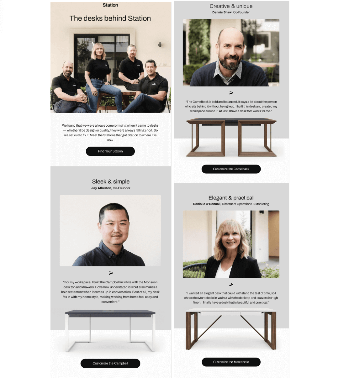 behind the scenes newsletter idea