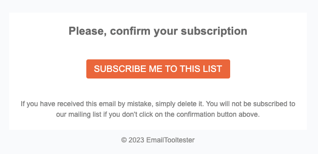 double opt-in email