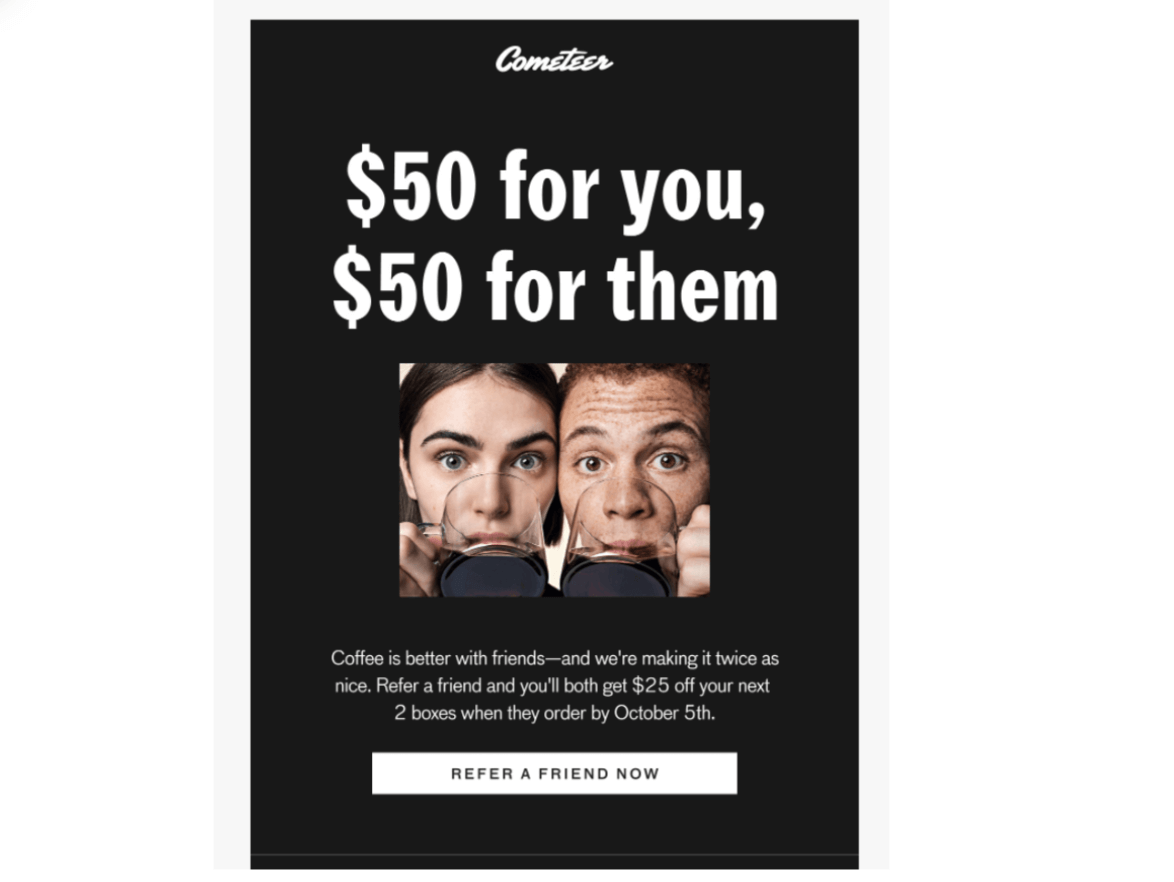 referral newsletter idea