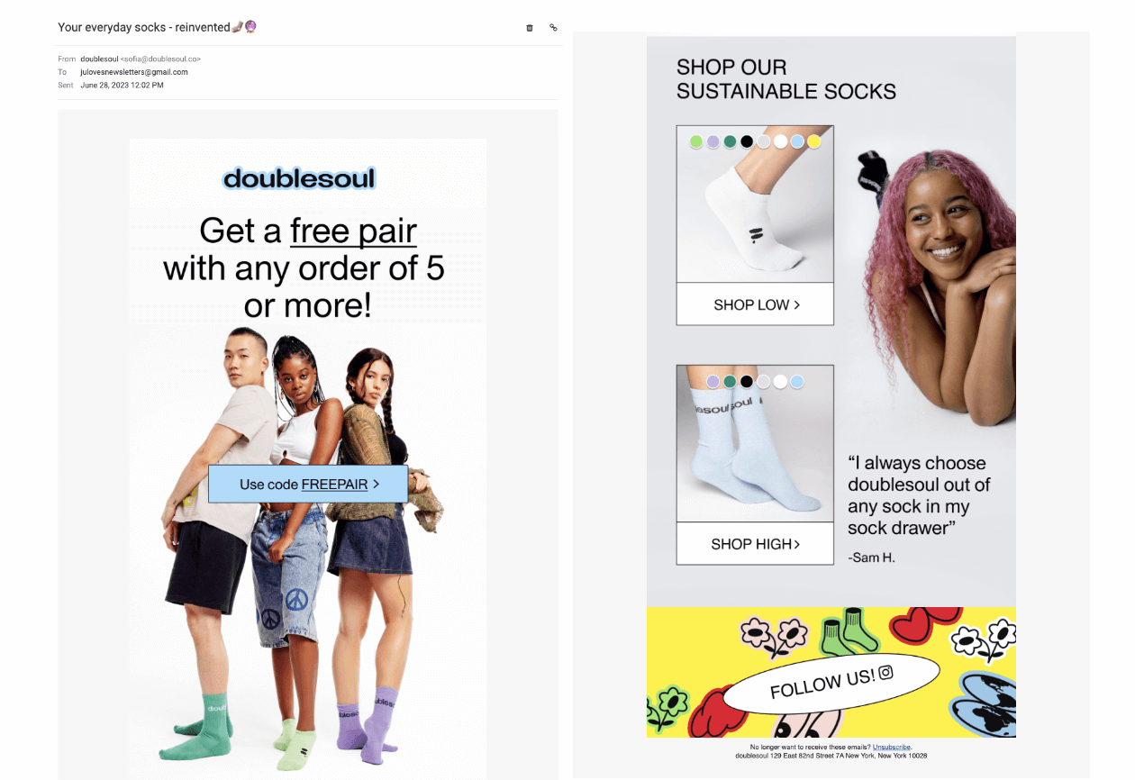 special offer newsletter idea