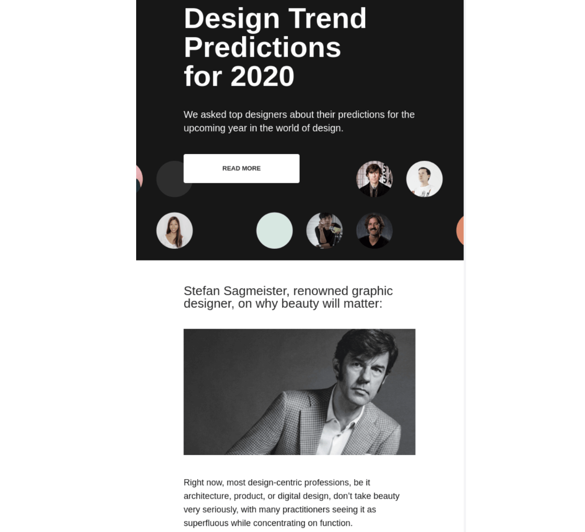 trend predictions newsletter idea