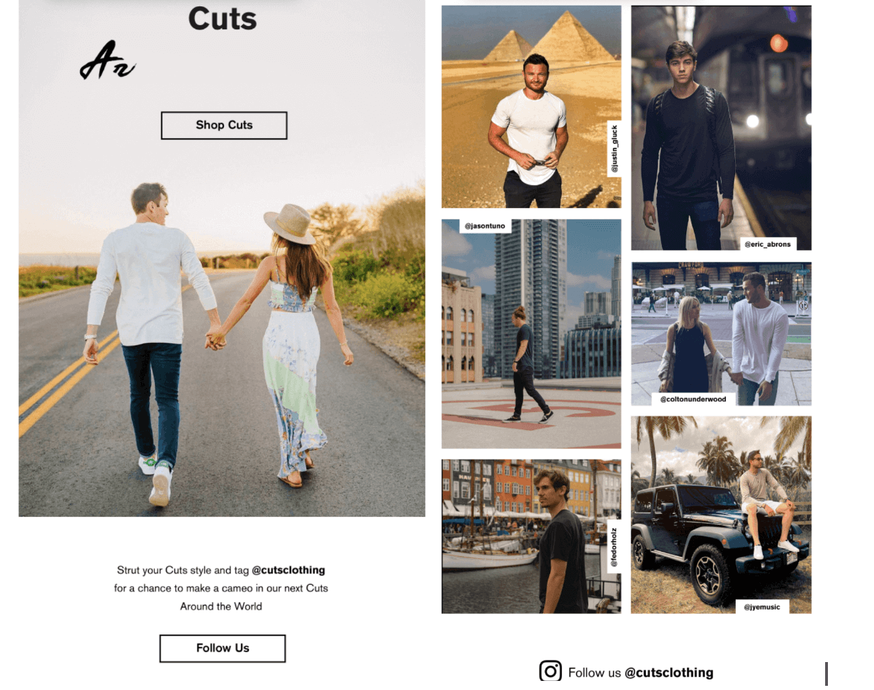 user content newsletter
