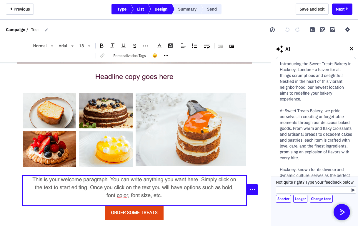 activecampaign ai writer