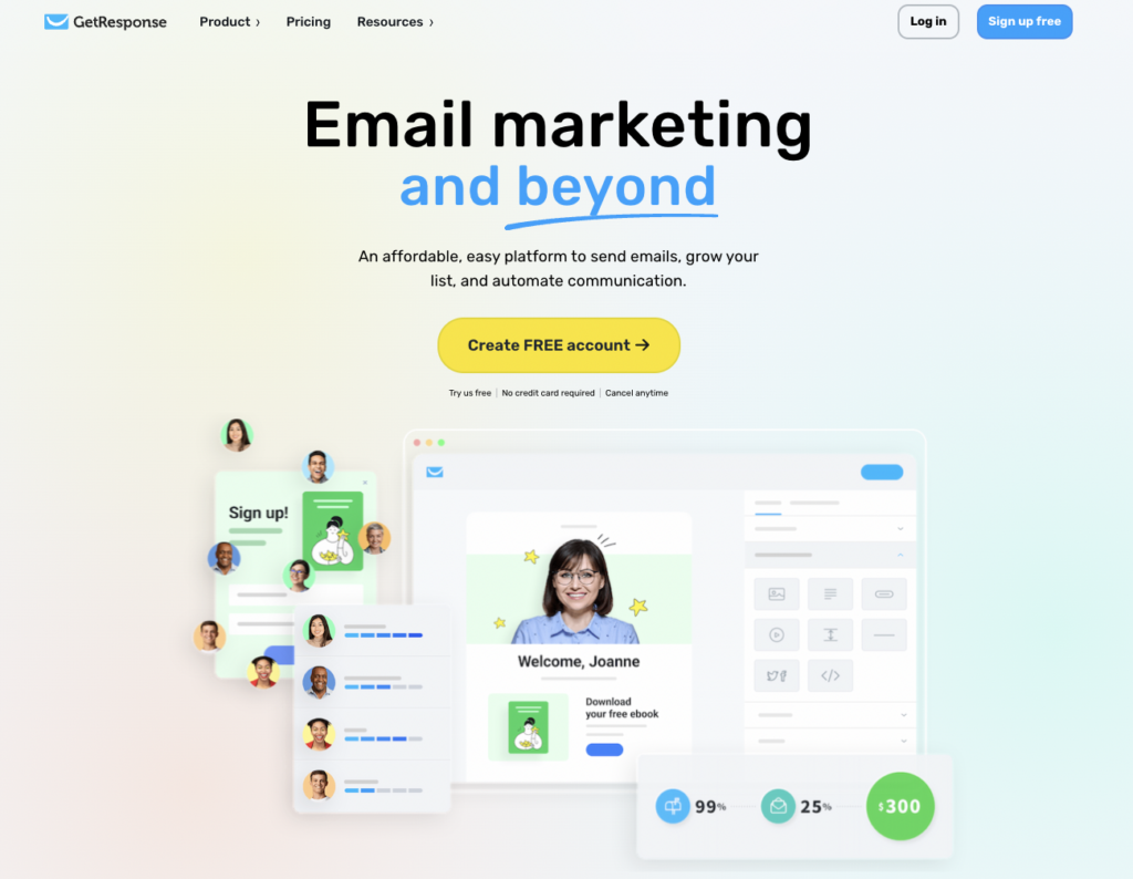 getresponse for affiliate marketing