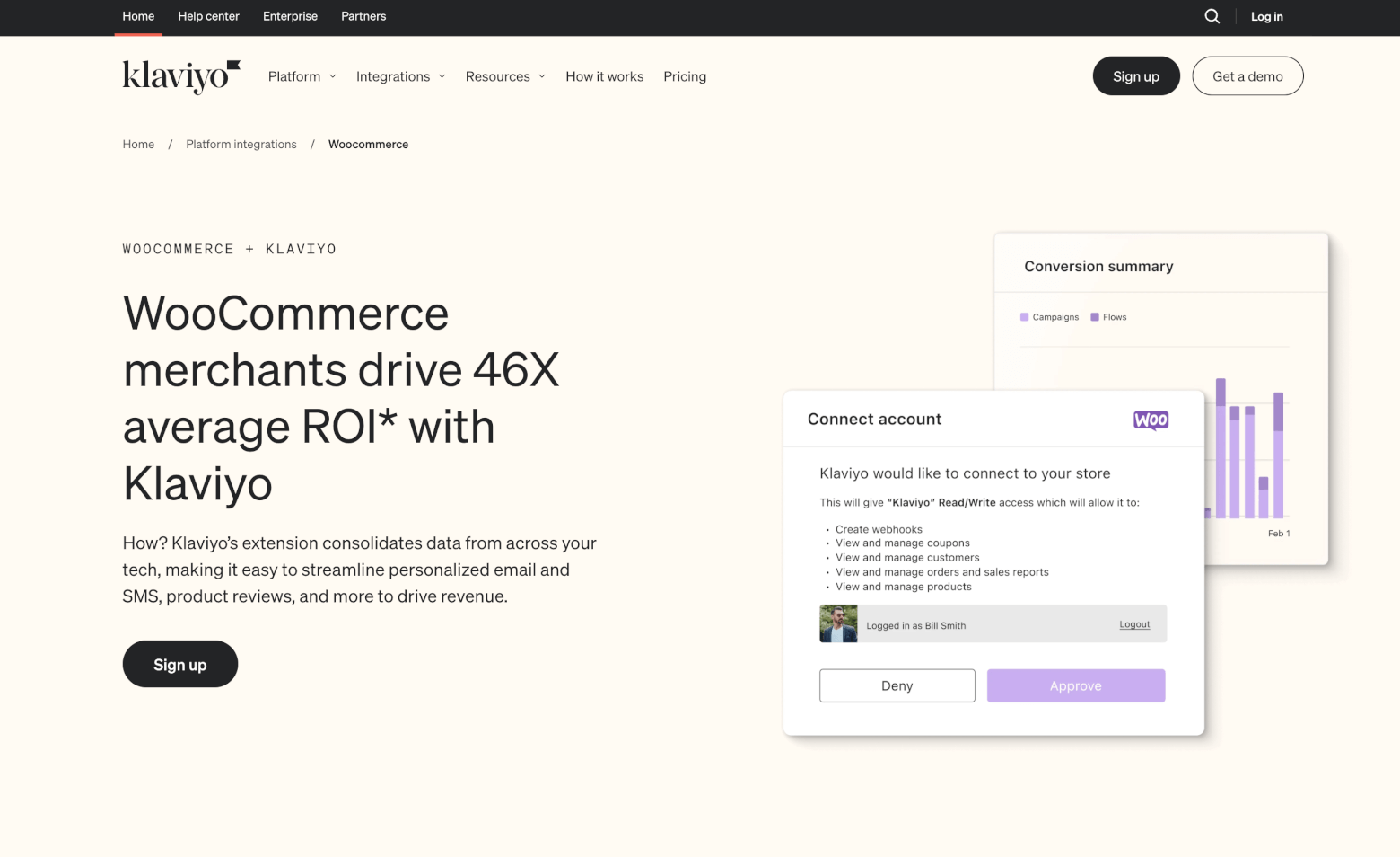 klaviyo woocommerce