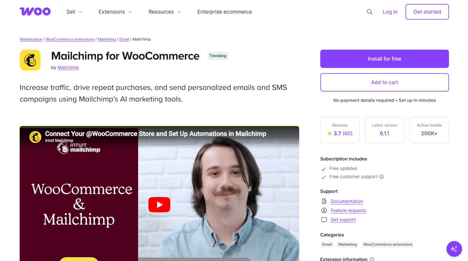 mailchimp woocommerce