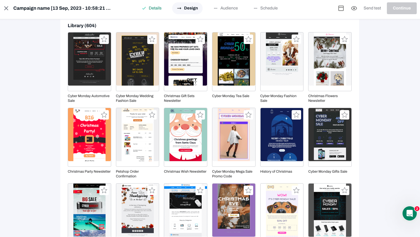 tinyemail templates