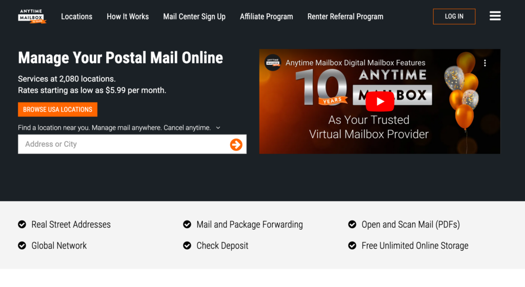anytime mailbox