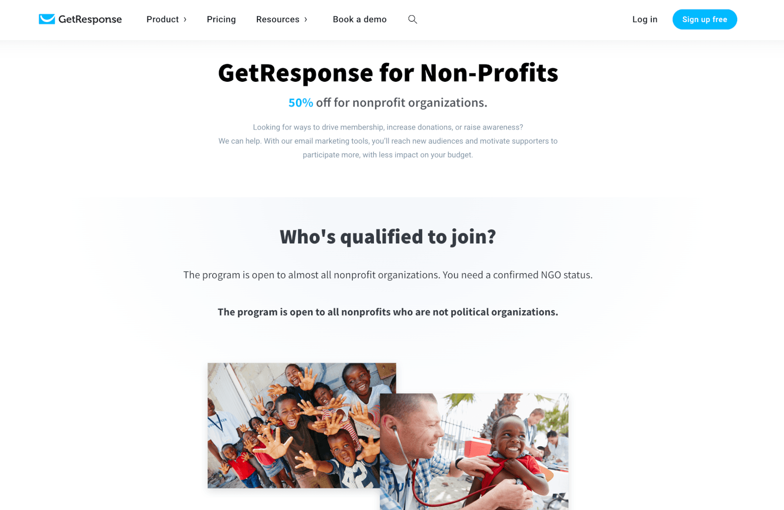 getresponse for nonprofits