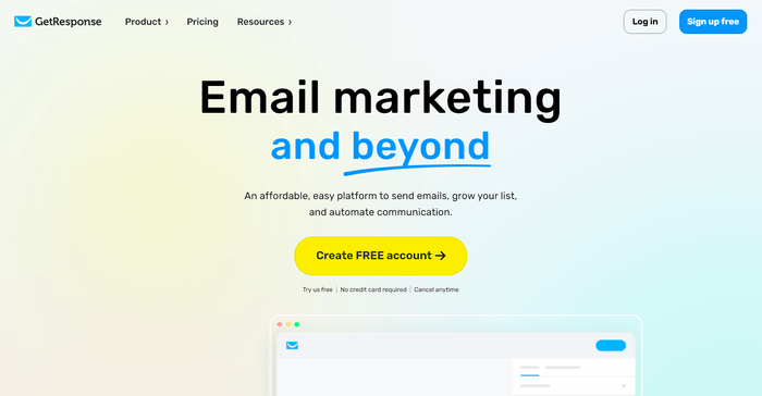 GetResponse for nonprofits