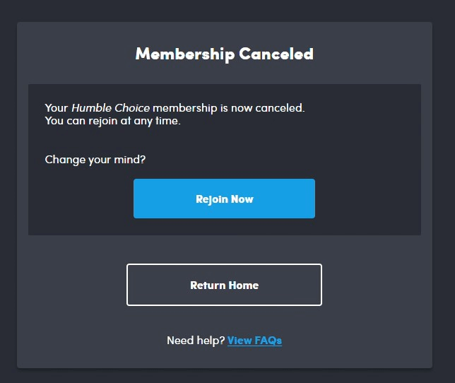 Humble rejoin button