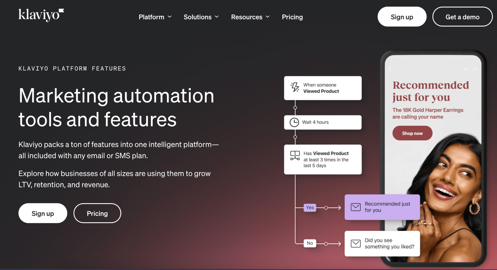 Klaviyo marketing automation