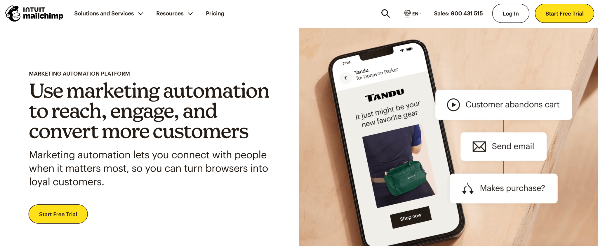 Mailchimp marketing automation