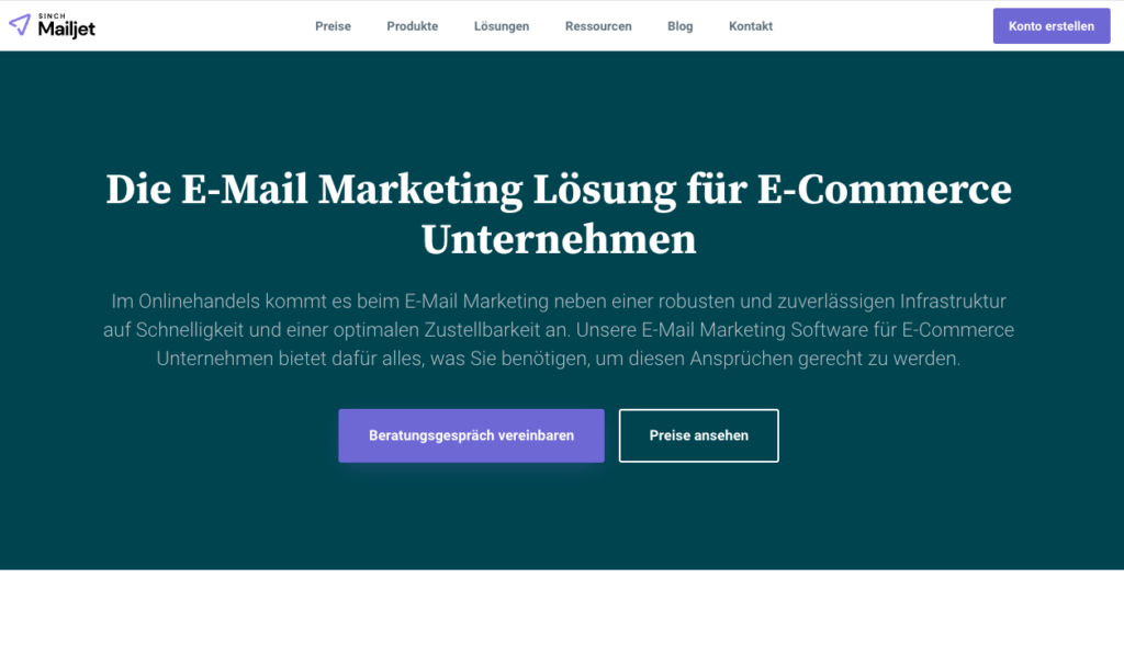 mailjet e-commerce