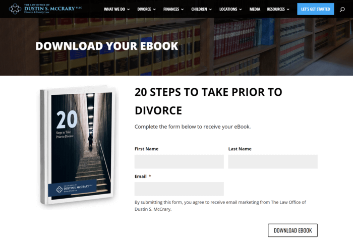 McCrary Law divorce ebook