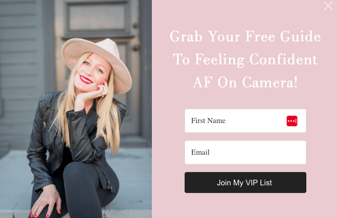 meg marie email signup form