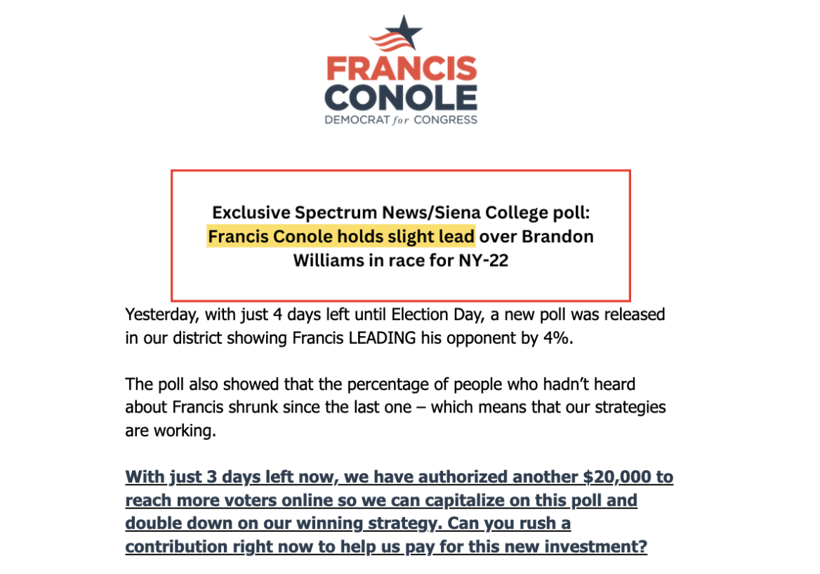 polling update email