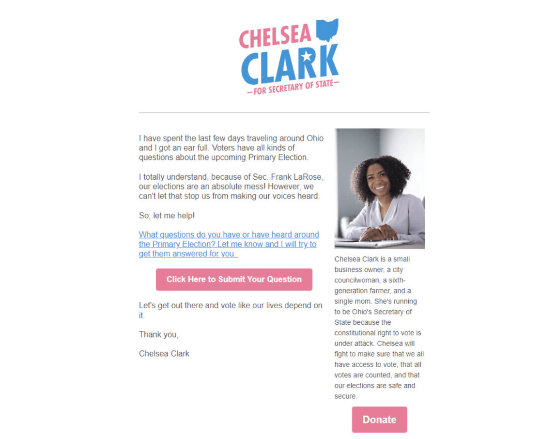 questions and answers email