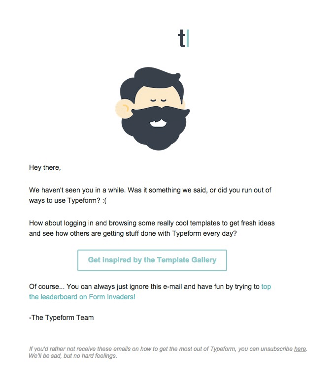 Re-engagement email campaign 