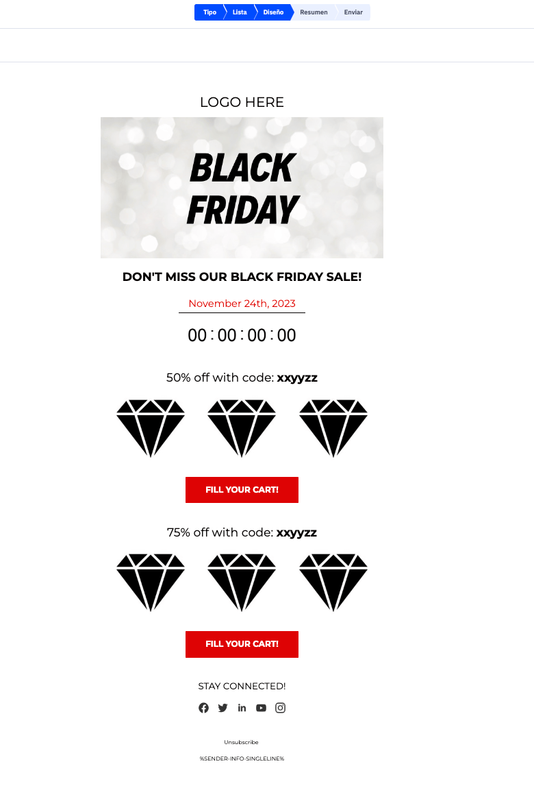 black friday email templates