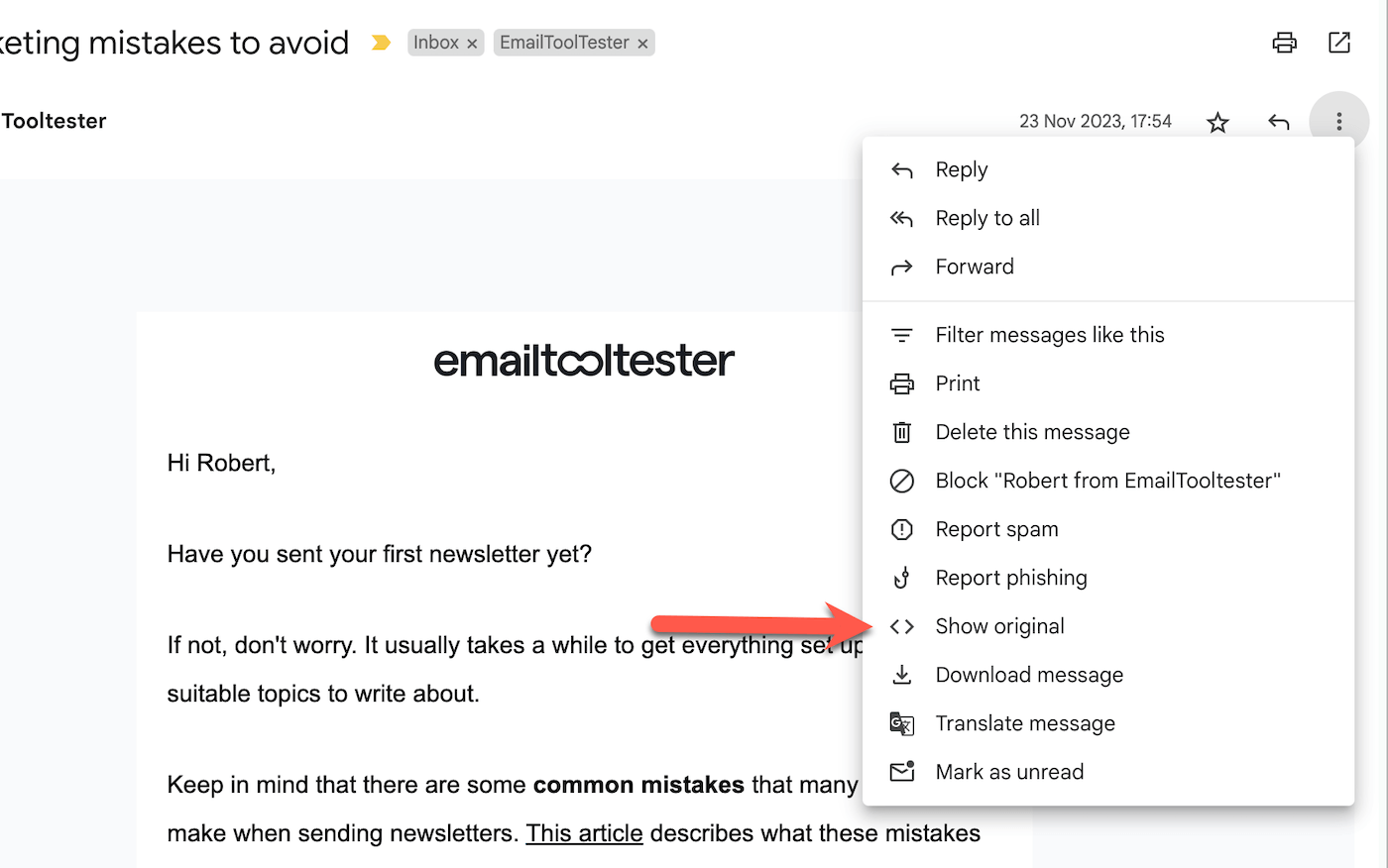 Email authentication check (SPF, DKIM, DMARC) The easiest way