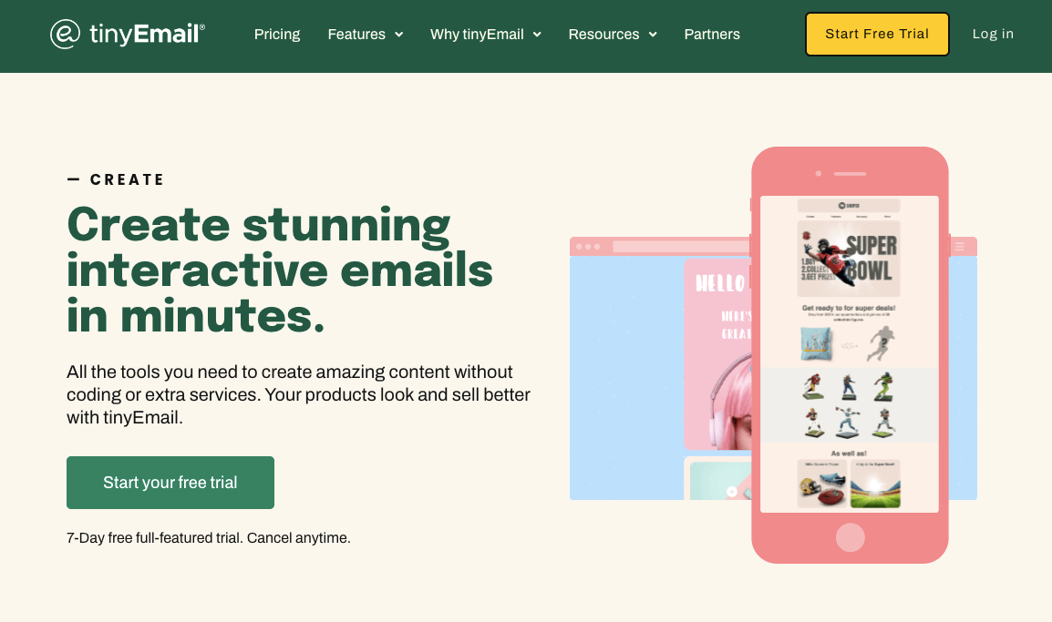 tinyemail email marketing barato