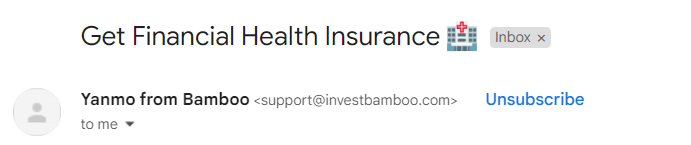 Emoji in subject line for finance business
