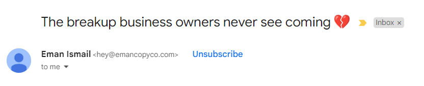 Emojis enhance subject line