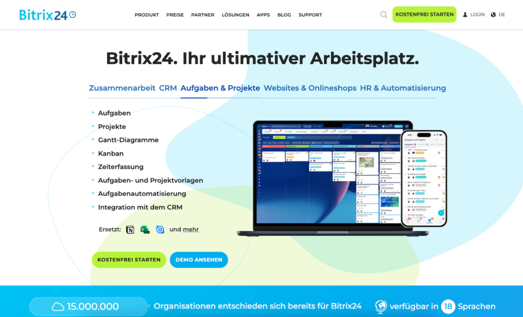 bitrix24 homepage de