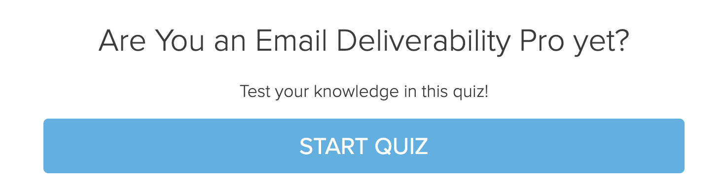 email deliverability quiz