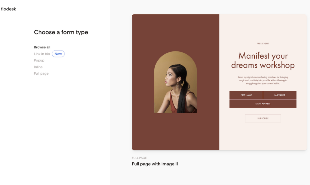 flodesk forms