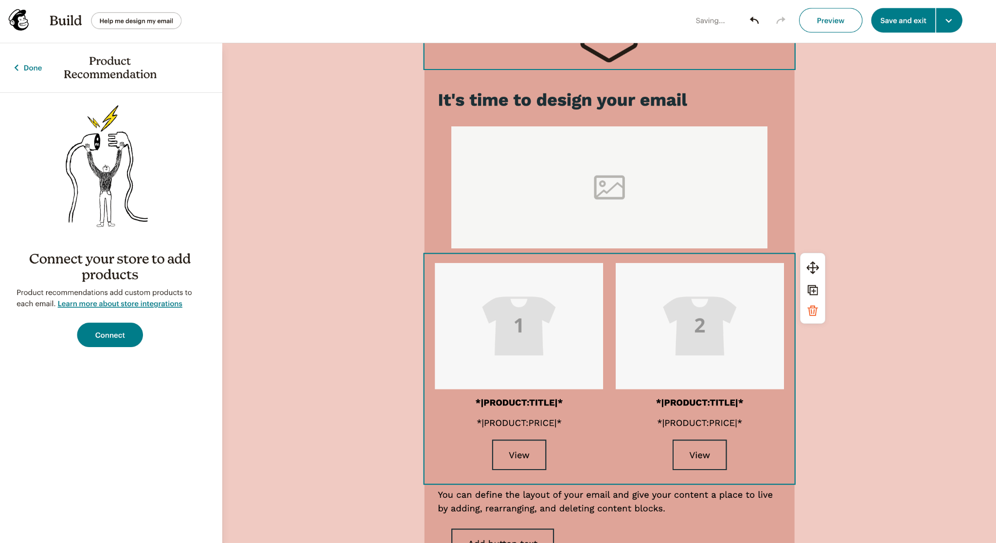 Mailchimp tutorial email campaign builder