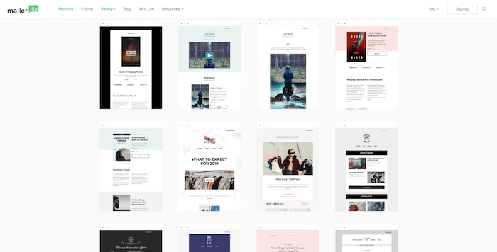 mailerlite email templates